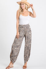 Animal Wild Side Slit Tie Pants