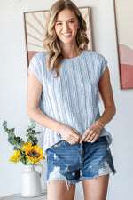 Blue Cloudy Afternoon Blouse
