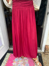 Wine Around Autumn Maxi Skirt