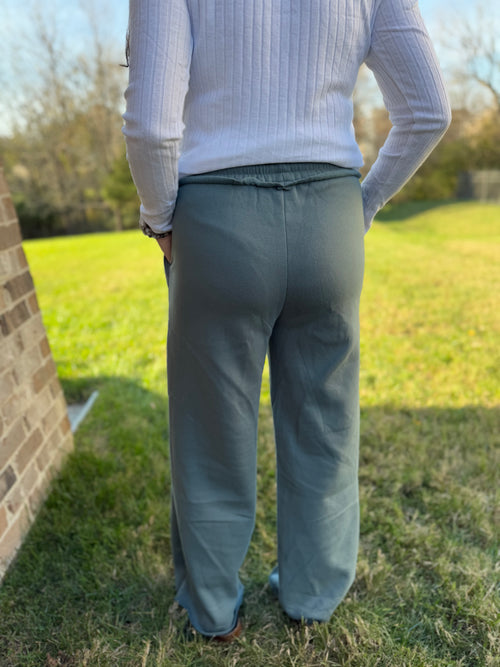 Sage Sweatpants W Pockets DOORBUSTER