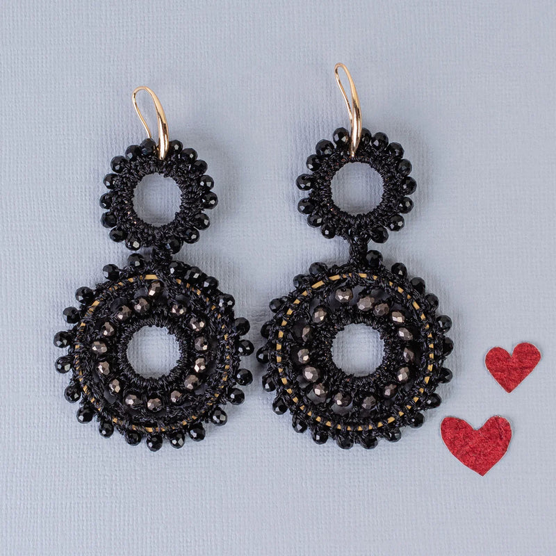Black Statement Earrings