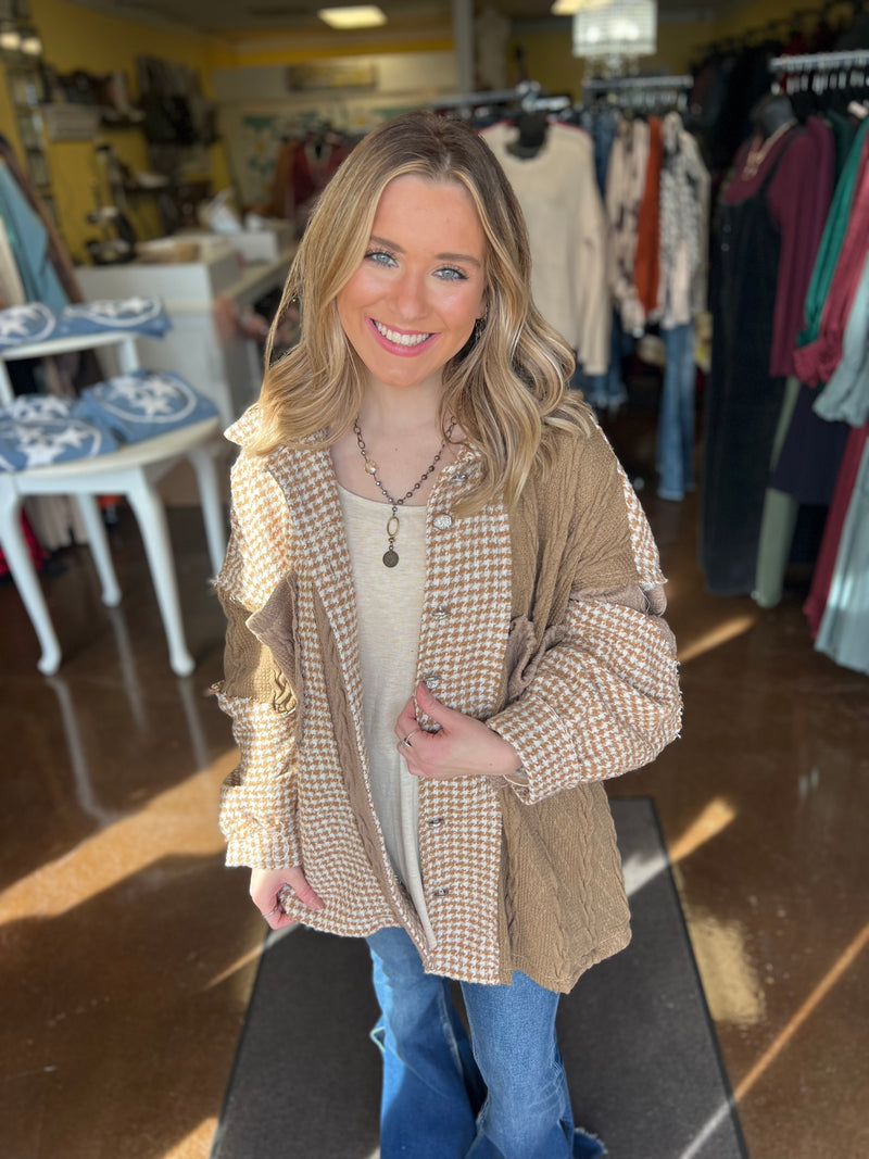 Beige By The Fire Cardigan