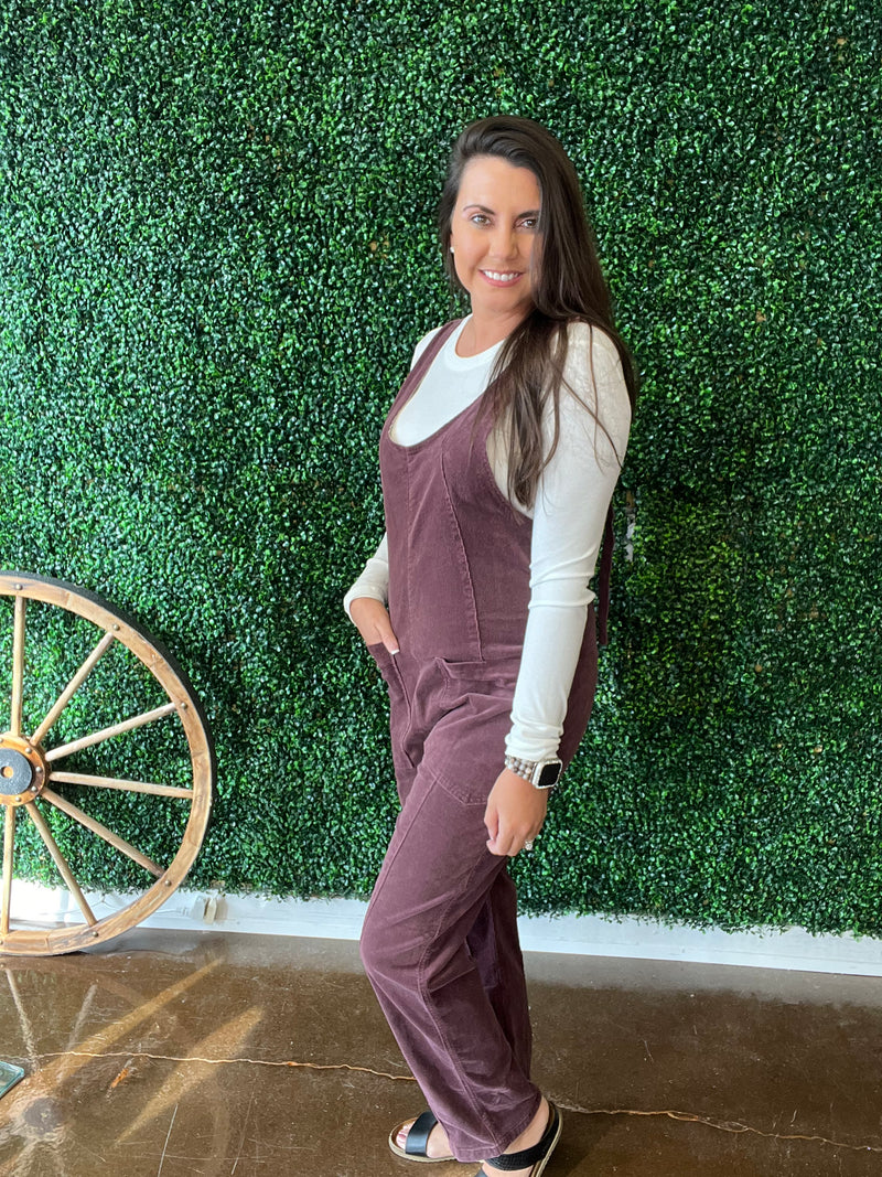 Plum Skip To Autumn Jumpsuit