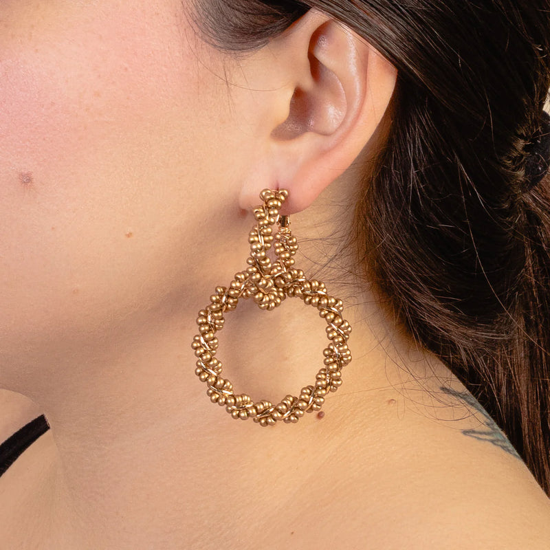 Gold Hoop Earring