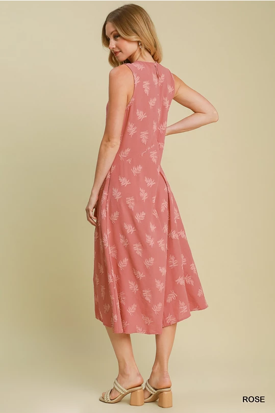 Rose Barefoot Days Palm Dress