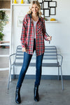 Red Bonfire Weather Top With Hood