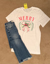 White Merry Tshirt