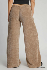 Mocha Sunday Chill Chenille Pants