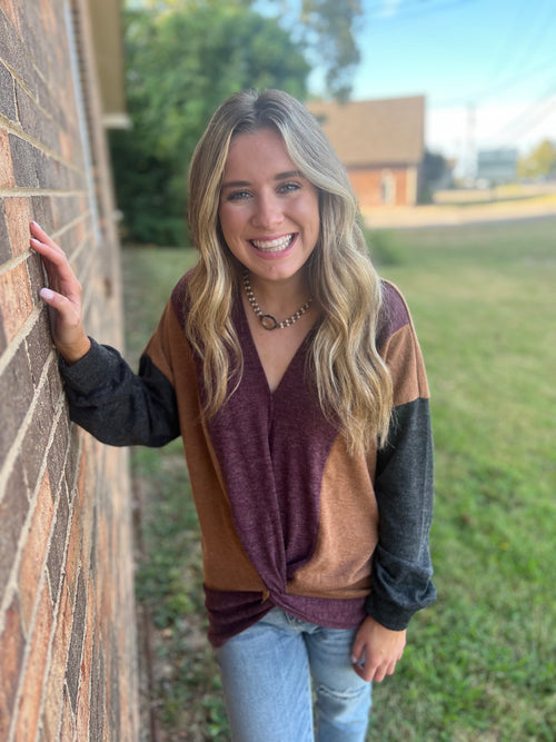 Camel Cinnamon Spice Multi Top