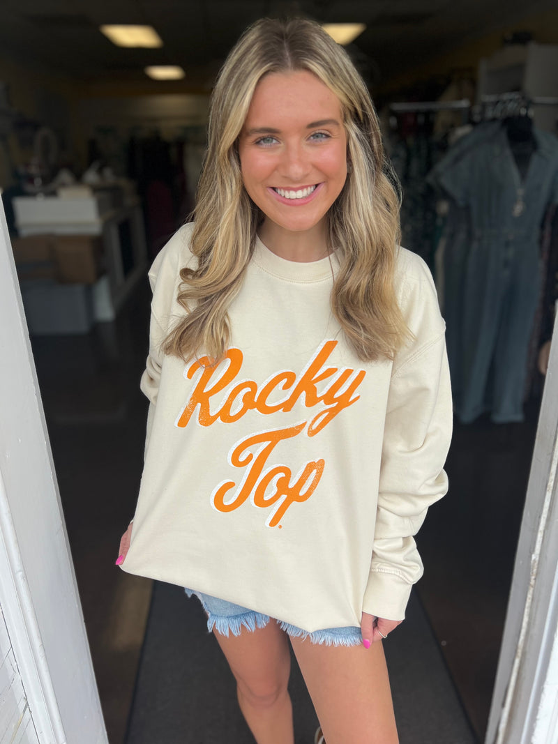 Cream Rocky Top Sweatshirt