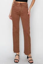 Coco Hi Rise Straight Jeans