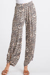 Animal Wild Side Slit Tie Pants