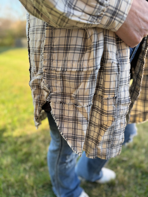 Ivory Casual Fridays Plaid Button Down