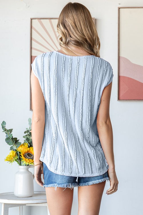 Blue Cloudy Afternoon Blouse