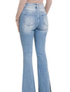 Lt Wash Call On Me Flare Jeans