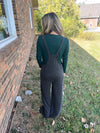 Grey Warm Wishes Ribbed Jumpsuit