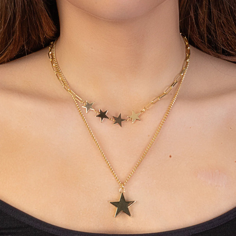 Dainty Star Layer Necklace