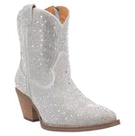 Silver Rhinestone Cowgirl Boots