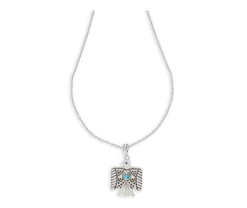 Silver Owlery Free Bird Myra Necklace