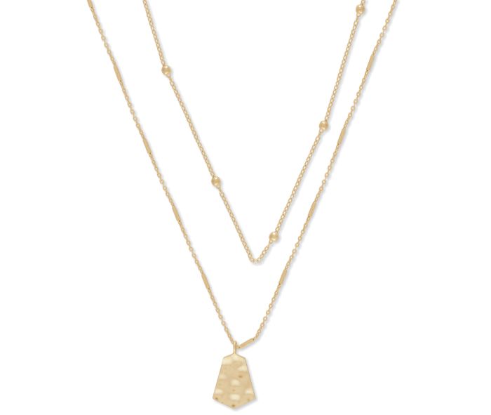 Gold Frequent Layered Myra Necklace