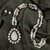 Ivory Beaded Pendent Necklace